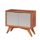 Ver imagem 1 de Buffet Bella 2 Portas Cor Natural com Laca Fendi 90cm - 58628