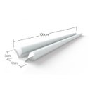 Ver imagem 4 de Veda Fresta Protetor Porta Rolinho Impermeável 100Cm Comfort Door Vedação Contra Poeira Inseto Branc