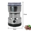 Ver imagem 4 de Moedor Triturador de Café Mini Elétrico com Interruptor de Segurança Prata Vipshop