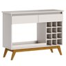 Aparador Bar Com Adega 2 Gavetas Classic I04 Off White - Mpozenato - 1