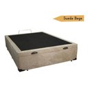 Ver imagem 4 de Cama Viuva Box Baú 128x188 - Corino - Bege