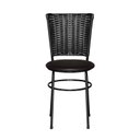 Ver imagem 3 de 6 Cadeiras para Mesa Preta Hawai Preto:marrom