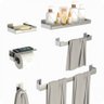 Kit Acessórios Para Banheiro Inox 6 Peças ELG - 11