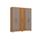Ver imagem 2 de Guarda Roupa Casal B367 6 Pts 3 Gavs Cinamomo/Avela Henn