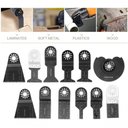 Ver imagem 2 de Kit 12 Pçs Acessórios Multi Ferramenta Oscilante Universal