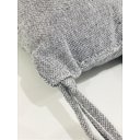 Ver imagem 3 de Kit com 6 Almofada de Cadeira Futton com Amarração 40x40cm - Prata