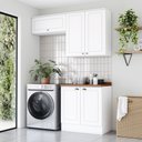 Ver imagem 1 de Lavanderia Modulada 4 Peças 100% MDF com Tampo Americana Henn