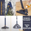 Ver imagem 3 de Esfregao Triangular Mop Limpeza Vassoura Mágica 360 Rotativa