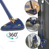 Esfregao Triangular Mop Limpeza Vassoura Mágica 360 Rotativa - 1