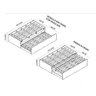 Cama Multiuso 3 em 1 Matrix Branco - Tebarrot Móveis - 5