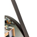 Ver imagem 3 de Espelho Redondo 61cm com Alça Estilo Rústico: Marrom Café