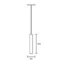 Ver imagem 3 de Lustre Pendente Taschibra Tabli Mini Gz10 220v Preto 02110289-18