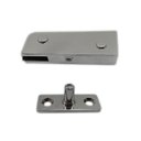 Ver imagem 1 de Dobradiça superior + pivô para porta pivotante de vidro temperado blindex - Cromado