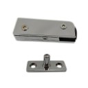 Ver imagem 2 de Dobradiça superior + pivô para porta pivotante de vidro temperado blindex - Cromado