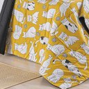 Ver imagem 2 de Edredom Casal Padrão New Cats Estampado 200 Fios 100% Algodão 3 Peças