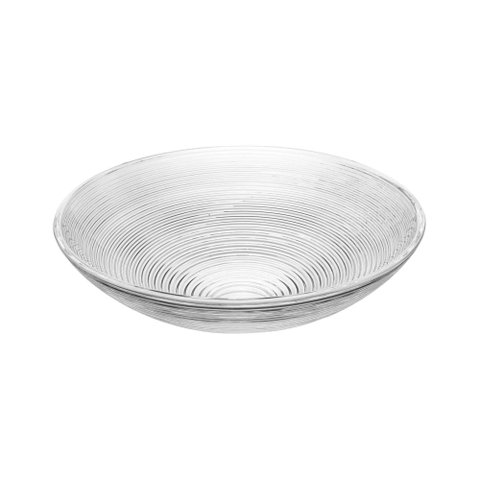 Centro de Mesa de Vidro Espiral  28,5cm x 28,5cm x 9,5cm | Casa Del Grande