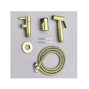 Ver imagem 4 de Ducha Higiênica Cor Dourada 1/4 Volta Luxo Gatilho Aço Inox 304 - Brinovar