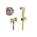 Ver imagem 1 de Ducha Higiênica Cor Dourada 1/4 Volta Luxo Gatilho Aço Inox 304 - Brinovar