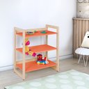 Ver imagem 1 de Estante Infantil Baixa para Livros e Brinquedos Diversos 64x75cm Colorê Laranja