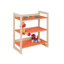 Ver imagem 2 de Estante Infantil Baixa para Livros e Brinquedos Diversos 64x75cm Colorê Laranja