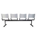 Ver imagem 2 de Longarina Turim 4 Lugares - Cinza