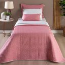 Ver imagem 5 de Cobre Leito Solteiro Urbany Bordado Hipercal 400 Fios 4 Peças - Rose