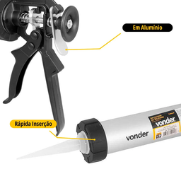 Aplicador Tubular para Silicone Vonder - 4