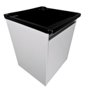 Ver imagem 4 de Tanque Lavanderia 26l Gabinete Mdf Suspenso Suporte Torneira de Bancada