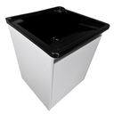 Ver imagem 2 de Tanque Lavanderia 26l Gabinete Mdf Suspenso Suporte Torneira de Bancada