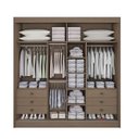 Ver imagem 2 de Guarda Roupa Cancun 2 Portas 100%mdf Ripado - Ddoro Móveis