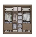Ver imagem 2 de Guarda Roupa Cancun 2 Portas 100%mdf Ripado - Ddoro Móveis