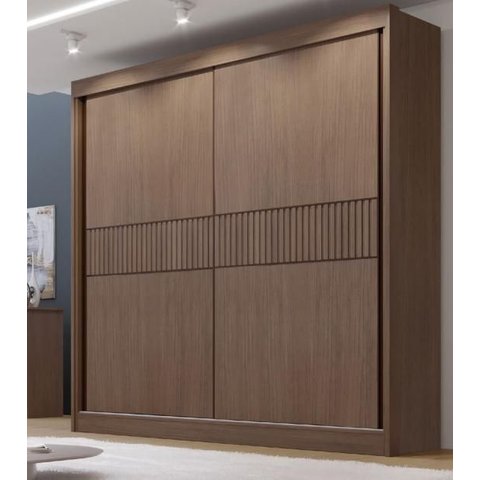 Guarda Roupa Cancun 2 Portas 100%mdf Ripado - Ddoro Móveis
