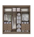 Ver imagem 3 de Guarda Roupa Cancun 2 Portas 100%mdf Ripado - Ddoro Móveis