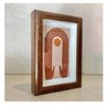 Moldura Porta-retrato Mdf 10x15 Mart Quadro Foto Decorativo Cor Marrom - 2