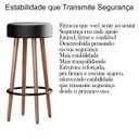 Ver imagem 6 de Banqueta Alta Madeira Cozinha/balcão Floyd-kit 3 Unidades - Preto - 60