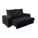 Ver imagem 2 de Sofá Retrátil e Reclinável 1,80m Suede Miami