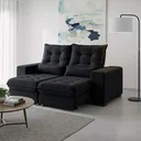 Ver imagem 1 de Sofá Retrátil e Reclinável 1,80m Suede Miami