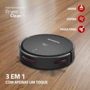 Ver imagem 3 de Robô Aspirador de Pó 3 em 1 Pratic Clean 370ml Bivolt Preto Rb-12-St-Bl - Mondial