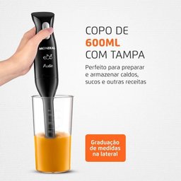 Mixer Mondial 2 em 1 M-15-b Preto 220v - 8
