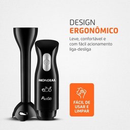 Mixer Mondial 2 em 1 M-15-b Preto 220v - 4