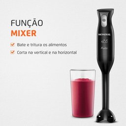 Mixer Mondial 2 em 1 M-15-b Preto 220v - 6