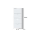 Ver imagem 3 de Sapateira / Multiuso Ca 4 Portas Compacta Cor Branco Ja