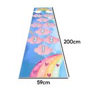 Ver imagem 5 de Tapete Amarelinha Infantil Ilustrado Criança Lona Titulos Amarelinha Nuvens