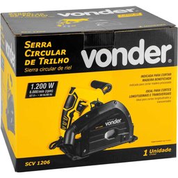 Serra Circular de Trilho 6.1/2" SCV1206 220V VONDER SCV 1206 - 12