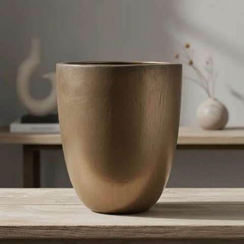Vaso Ts Brasil Vietnamita Original 40cm x 34cm Sepia Liso