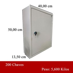 Porta Chaves - Claviculário - 200 Chaves - E (Sem Chaveiro) - 8