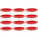 Ver imagem 1 de 12 Pratos Plásticos Bandejas Servir 26cm Uz Lancherias Eventos Redondos Buffet