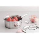 Ver imagem 4 de Panela Cocotte Professional em Aço Inox com Fundo Triplo e Tampa Plana 14 Cm 1,1 L