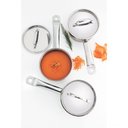 Ver imagem 5 de Panela Cocotte Professional em Aço Inox com Fundo Triplo e Tampa Plana 14 Cm 1,1 L