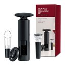 Ver imagem 1 de Jogo 4 Peças Jogos para Vinho de Plástico Preto 16.0x7.0x7.0cm Decoração Casa